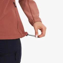 Edge Stretch Jacket Damen Cedar Wood/Pink Mahogany