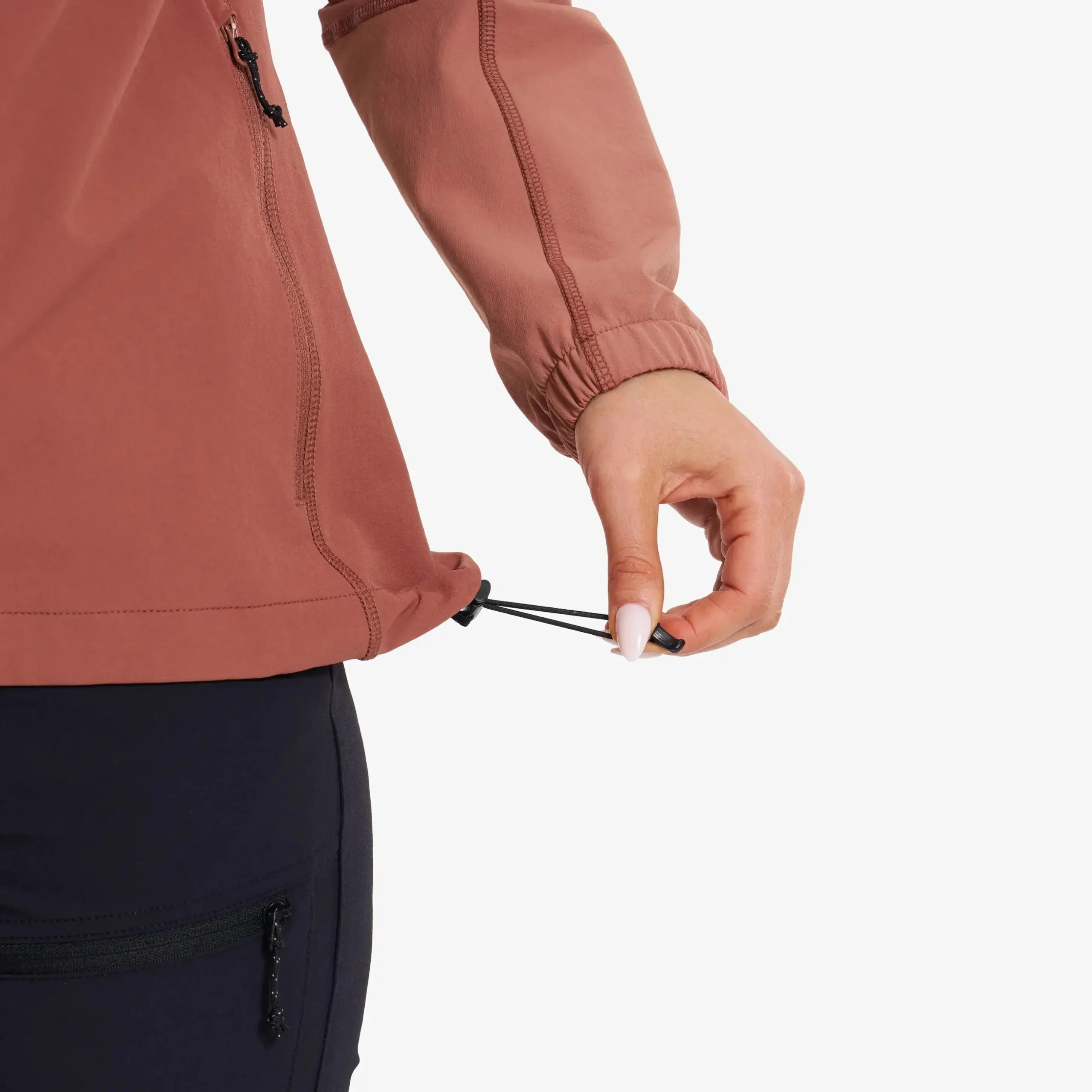 Edge Stretch Jacket Damen Cedar Wood/Pink Mahogany
