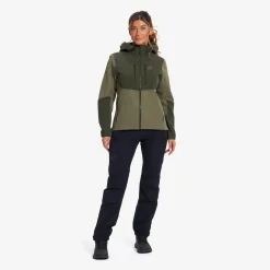 Edge Stretch Jacket Damen Forest Night/Kalamata