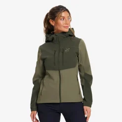 Edge Stretch Jacket Damen Forest Night/Kalamata