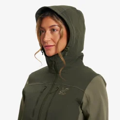 Edge Stretch Jacket Damen Forest Night/Kalamata