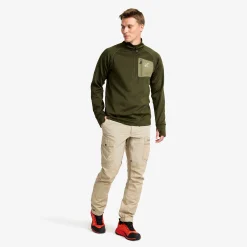Evolution Half-zip Stretch Fleece Herren Forest Night