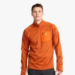 Evolution Half-zip Stretch Fleece Herren Terracotta Brown