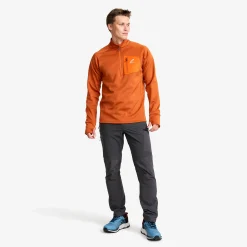 Evolution Half-zip Stretch Fleece Herren Terracotta Brown