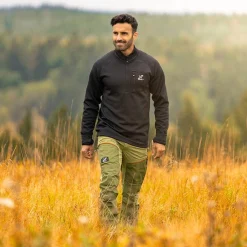 Evolution Half-zip Stretch Fleece Herren Black