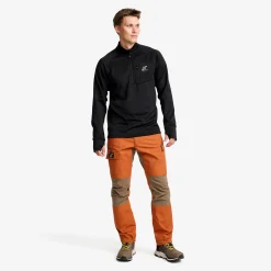 Evolution Half-zip Stretch Fleece Herren Black