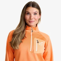Evolution Half-zip Stretch Fleece Damen Copper Tan