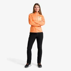 Evolution Half-zip Stretch Fleece Damen Copper Tan