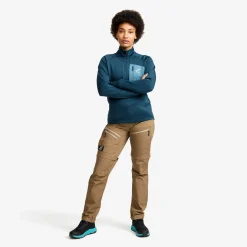 Evolution Half-zip Stretch Fleece Damen Moonlit Ocean