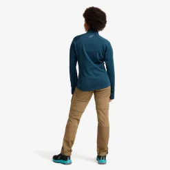 Evolution Half-zip Stretch Fleece Damen Moonlit Ocean
