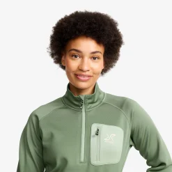 Evolution Half-zip Stretch Fleece Damen Dusty Green