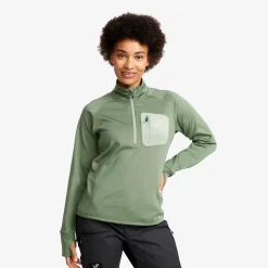 Evolution Half-zip Stretch Fleece Damen Dusty Green