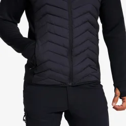 Evolution Hybrid Fleece Jacket Herren Black