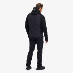 Evolution Hybrid Fleece Jacket Herren Black