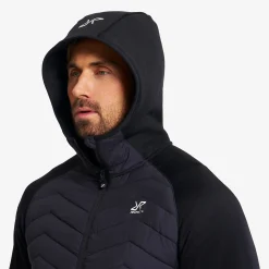 Evolution Hybrid Fleece Jacket Herren Black
