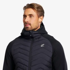 Evolution Hybrid Fleece Jacket Herren Black