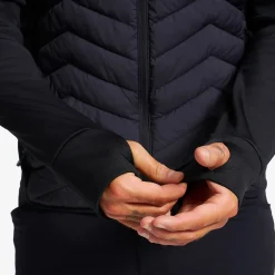 Evolution Hybrid Fleece Jacket Herren Black