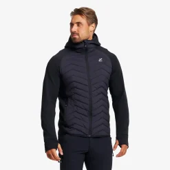 Evolution Hybrid Fleece Jacket Herren Black