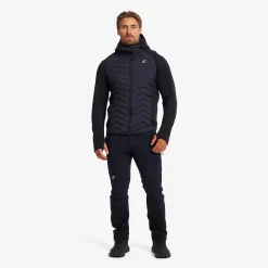 Evolution Hybrid Fleece Jacket Herren Black