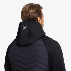 Evolution Hybrid Fleece Jacket Herren Black