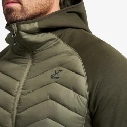 Evolution Hybrid Fleece Jacket Herren Forest Night/Kalamata