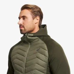 Evolution Hybrid Fleece Jacket Herren Forest Night/Kalamata
