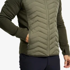 Evolution Hybrid Fleece Jacket Herren Forest Night/Kalamata
