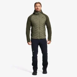 Evolution Hybrid Fleece Jacket Herren Forest Night/Kalamata