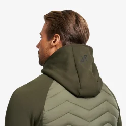 Evolution Hybrid Fleece Jacket Herren Forest Night/Kalamata