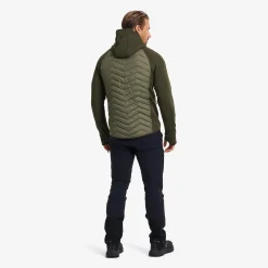 Evolution Hybrid Fleece Jacket Herren Forest Night/Kalamata