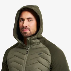 Evolution Hybrid Fleece Jacket Herren Forest Night/Kalamata