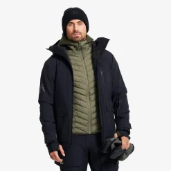 Evolution Hybrid Fleece Jacket Herren Forest Night/Kalamata