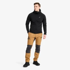Evolution Light Stretch Fleece Hoodie Herren Black