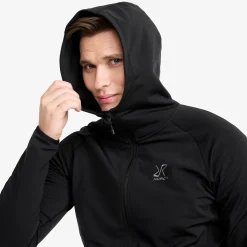 Evolution Light Stretch Fleece Hoodie Herren Black