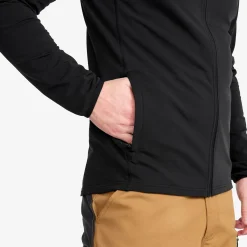 Evolution Light Stretch Fleece Hoodie Herren Black
