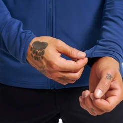 Evolution Light Stretch Fleece Hoodie Herren Insignia Blue