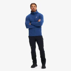 Evolution Light Stretch Fleece Hoodie Herren Insignia Blue
