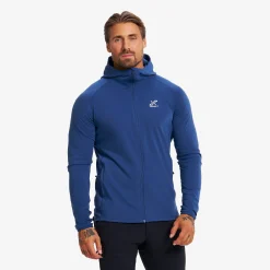 Evolution Light Stretch Fleece Hoodie Herren Insignia Blue