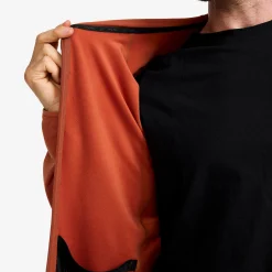 Evolution Light Stretch Fleece Hoodie Herren Rusty Orange