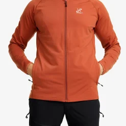 Evolution Light Stretch Fleece Hoodie Herren Rusty Orange
