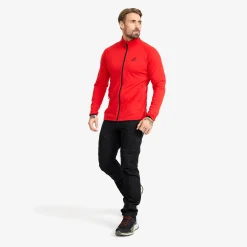 Evolution Light Stretch Fleece Herren Aura Red
