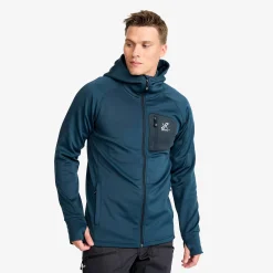 Evolution Stretch Fleece Hoodie Herren Moonlit Ocean
