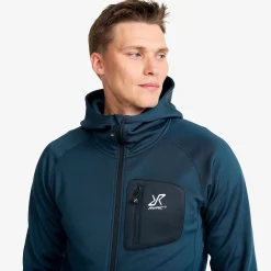 Evolution Stretch Fleece Hoodie Herren Moonlit Ocean