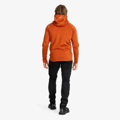 Evolution Stretch Fleece Hoodie Herren Terracotta Brown