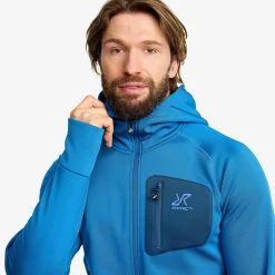 Evolution Stretch Fleece Hoodie Herren Classic Blue