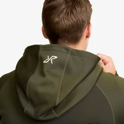 Evolution Stretch Fleece Hoodie Herren Forest Night