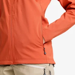 Exciter Stretch Jacket Damen Mecca Orange