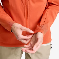 Exciter Stretch Jacket Damen Mecca Orange