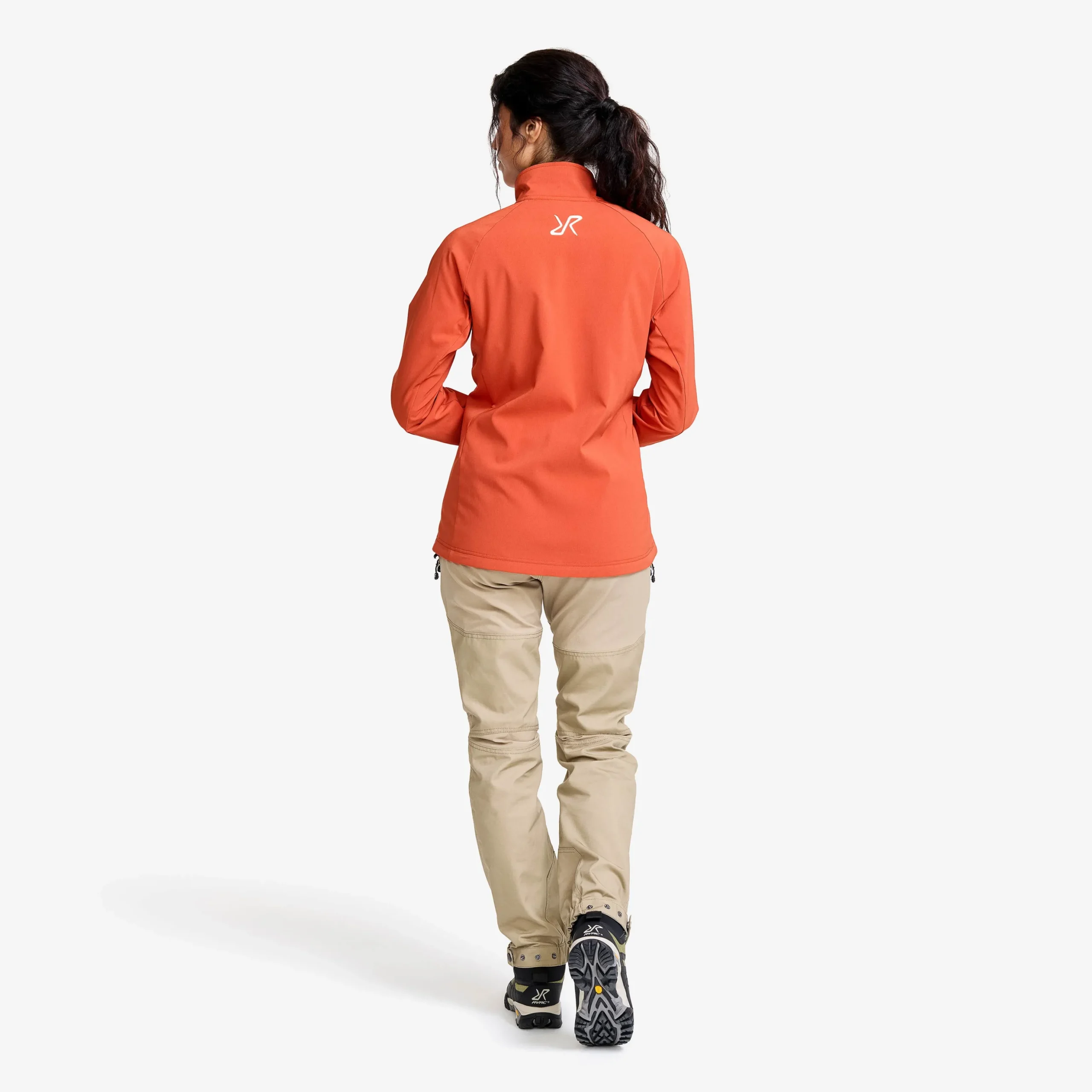 Exciter Stretch Jacket Damen Mecca Orange