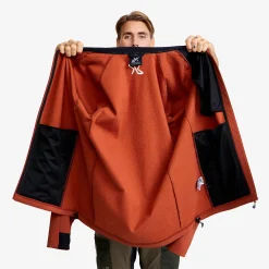 Exciter Stretch Jacket Herren Rusty Orange